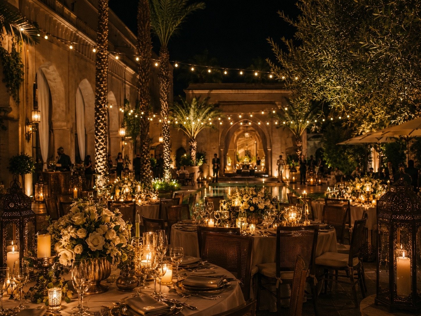 Ambiance de la soirée de mariage