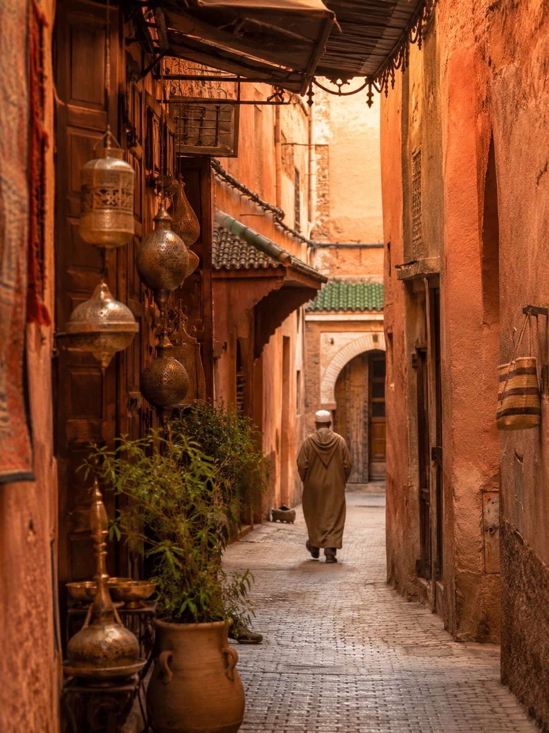 Ruelle de la médina de Marrakech