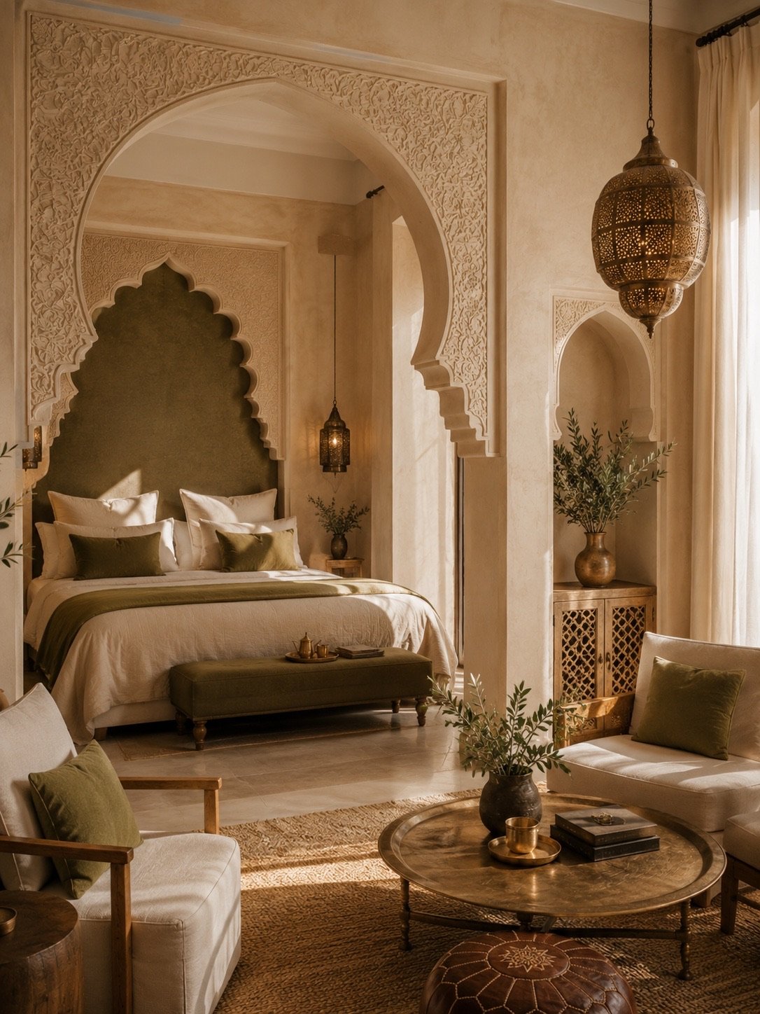 Suite avec décoration marocaine