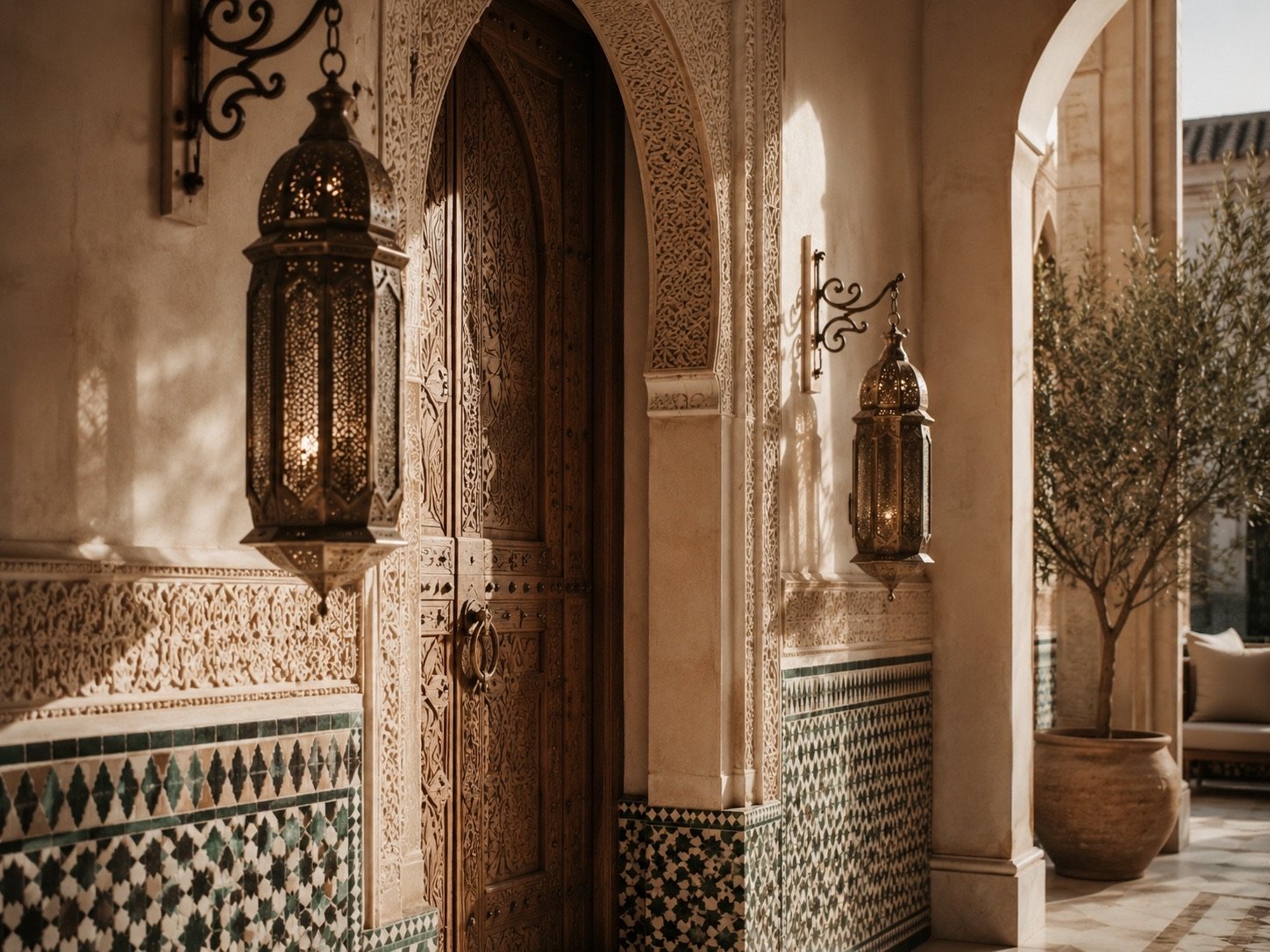 Détail architectural du riad
