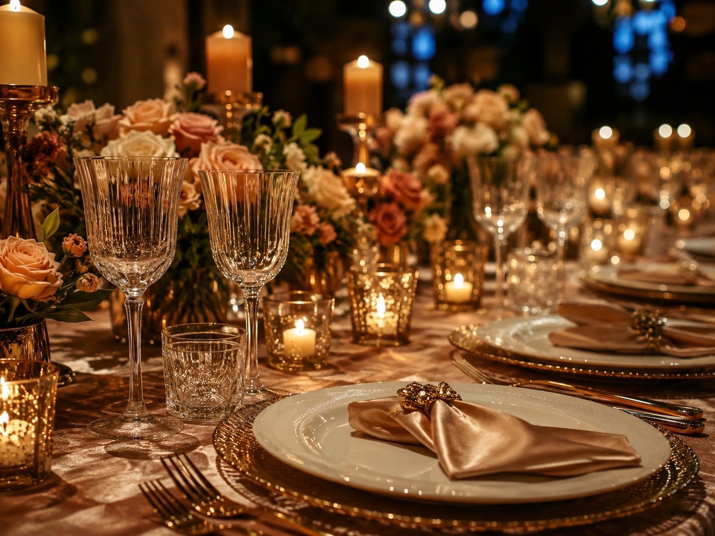 Détail de la décoration de table
